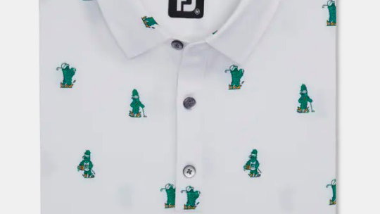 Cactus Print Lisle Self Collar